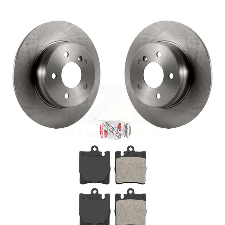 Rear Brake Rotor And Semi-Metallic Pad Kit For Mercedes-Benz C230 SLK350 CLK320 E320 C280 K8A-100674