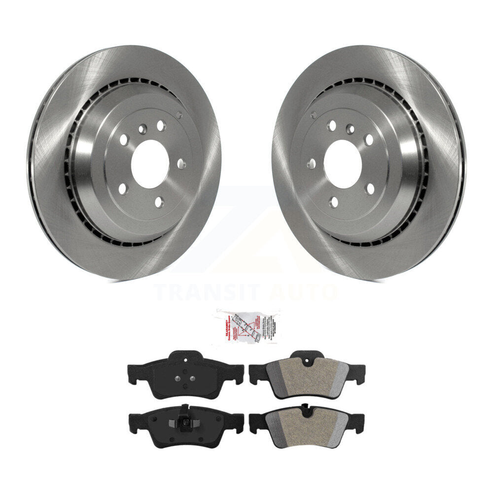Rear Brake Rotor Semi-Metallic Pad Kit For Mercedes-Benz ML350 GL350 R350 GL320 GL450 G55 K8A-100676
