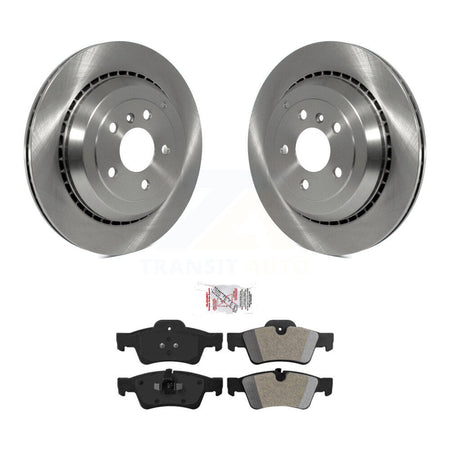 Rear Brake Rotor Semi-Metallic Pad Kit For Mercedes-Benz ML350 GL350 R350 GL320 GL450 G55 K8A-100676