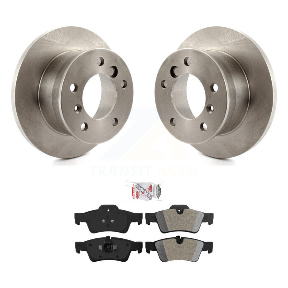 Rear Disc Brake Rotors And Semi-Metallic Pads Kit For Mercedes-Benz G55 AMG K8A-100677
