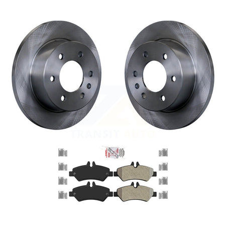 Rear Disc Brake Rotors & Semi-Metallic Pad Kit For Sprinter 2500 Mercedes-Benz Dodge 3500 K8A-100679