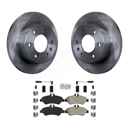 Rear Disc Brake Rotors & Semi-Metallic Pad Kit For Sprinter 2500 Mercedes-Benz Dodge 3500 K8A-100680
