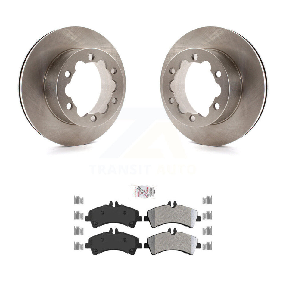 Rear Brake Rotor Semi-Metallic Pad Kit For Sprinter 3500 Mercedes-Benz Dodge Freightliner K8A-100682