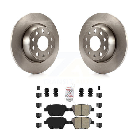 Rear Disc Brake Rotors And Semi-Metallic Pads Kit For Audi A3 Quattro Volkswagen Eos K8A-100713