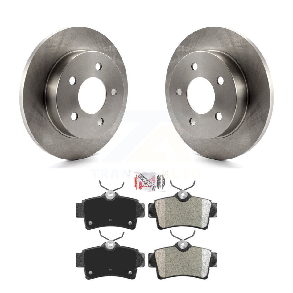 Rear Disc Brake Rotors And Semi-Metallic Pads Kit For Ford Mustang K8A-100717