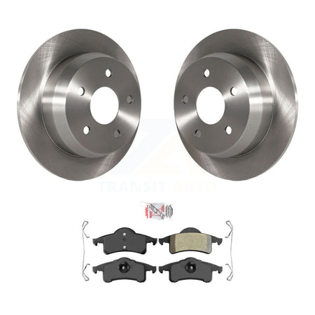 Rear Disc Brake Rotors And Semi-Metallic Pads Kit For 1999-2004 Jeep Grand Cherokee K8A-100718