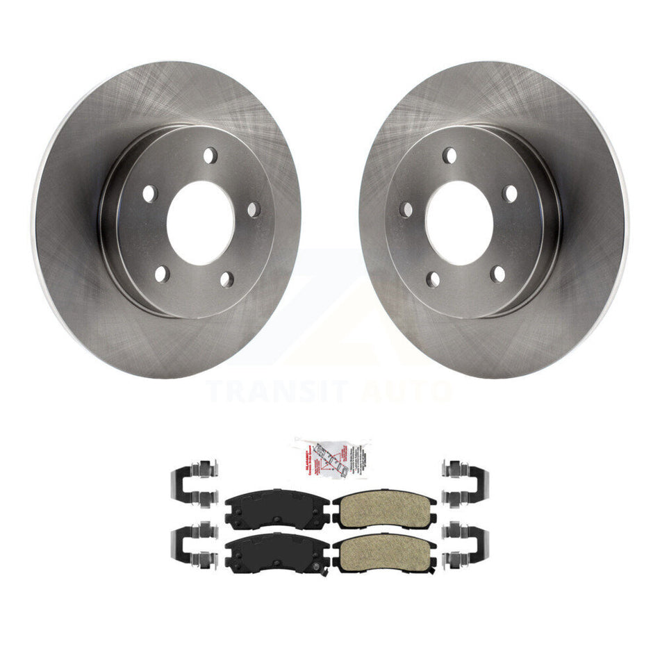 Rear Brake Rotor & Semi-Metallic Pad Kit For Cadillac DeVille Buick Eldorado Seville Park K8A-100741