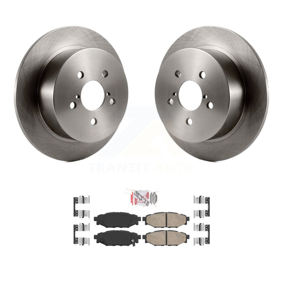 Rear Disc Brake Rotors And Ceramic Pads Kit For Subaru Outback Legacy K8A-100763
