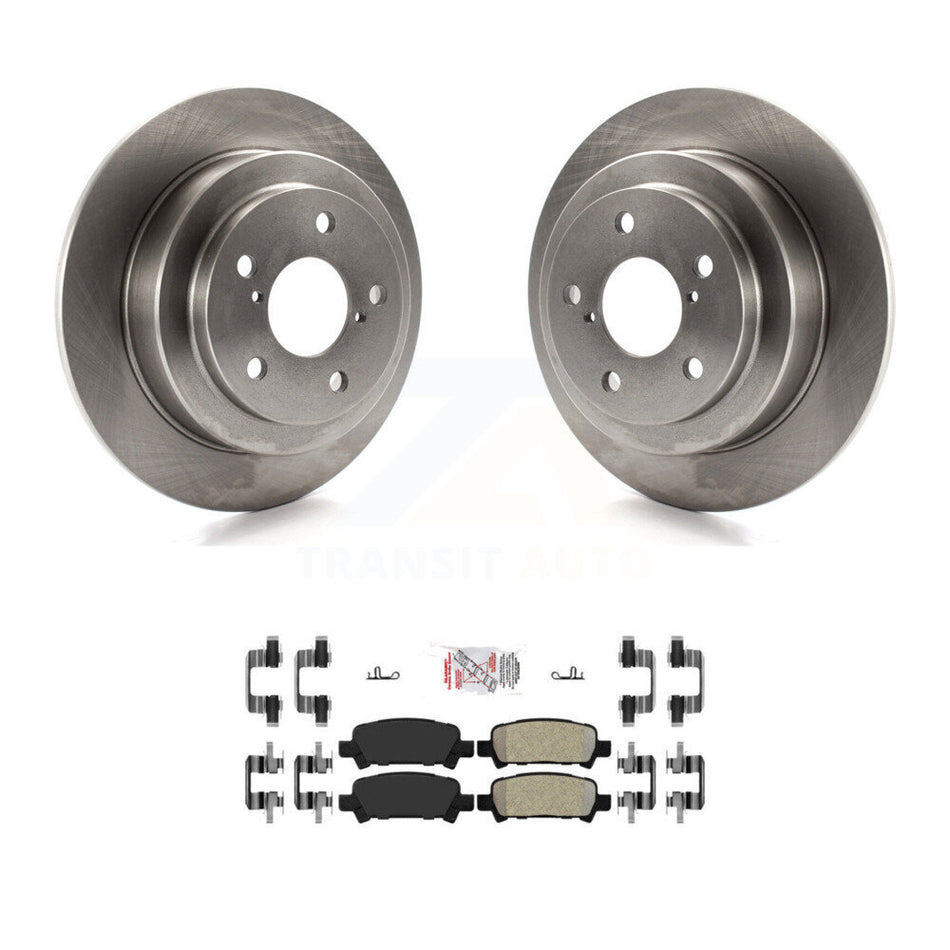 Rear Disc Brake Rotors And Semi-Metallic Pads Kit For Subaru Forester Impreza K8A-100764