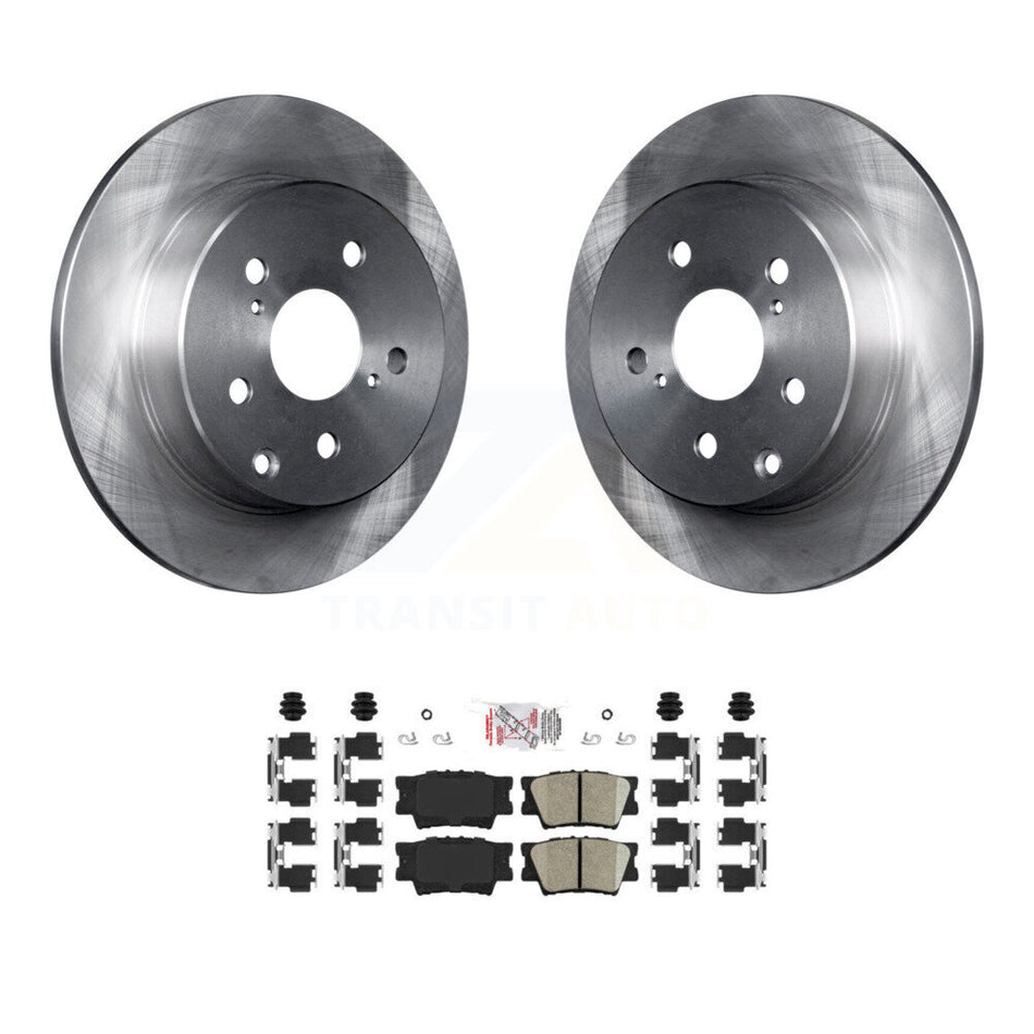 Rear Disc Brake Rotors And Ceramic Pads Kit For Toyota RAV4 Lexus HS250h K8A-100775