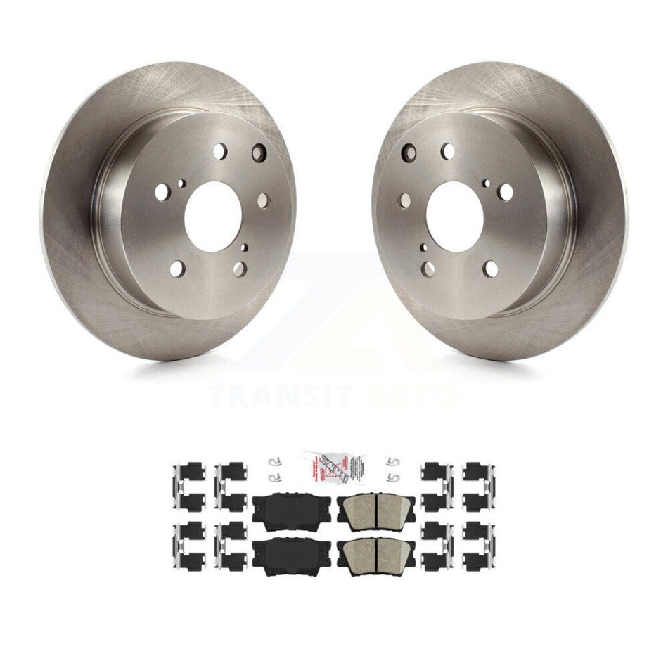 Rear Disc Brake Rotors And Ceramic Pads Kit For Toyota Matrix Pontiac Vibe K8A-100780