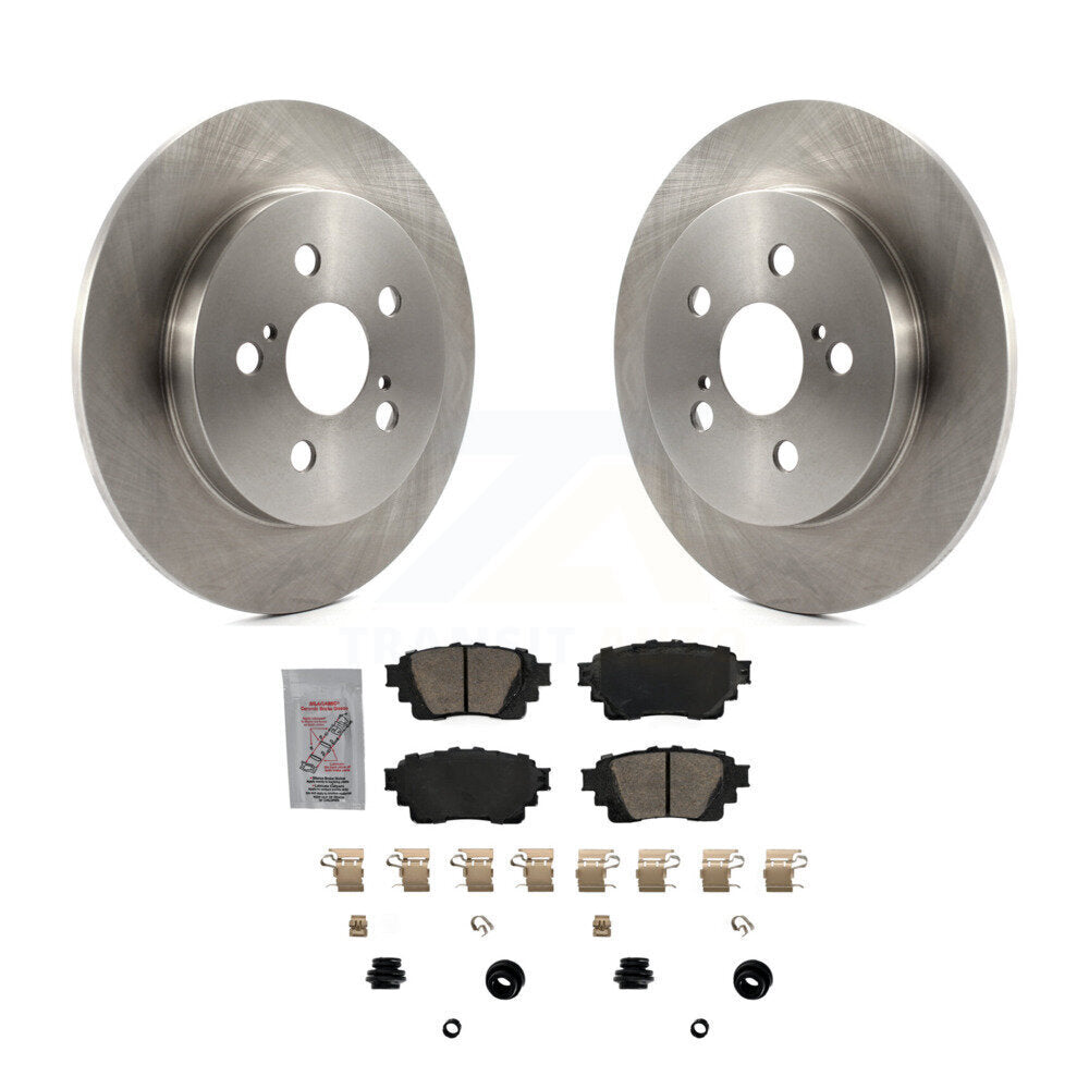 Rear Brake Rotor Ceramic Pad Kit For 2019 Toyota Corolla 1.8L With Electric Parking K8A-100798