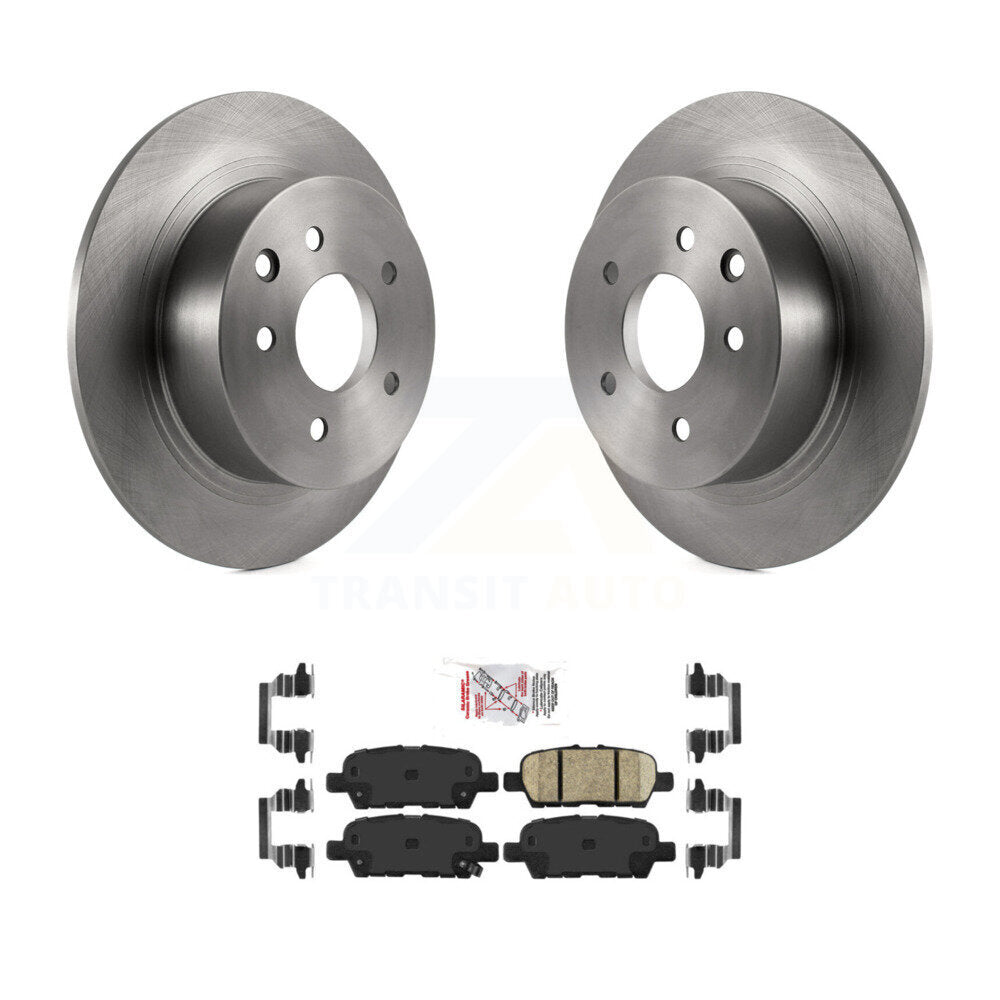 Rear Disc Brake Rotors And Ceramic Pads Kit For Nissan Sentra Altima Juke Maxima K8A-100849