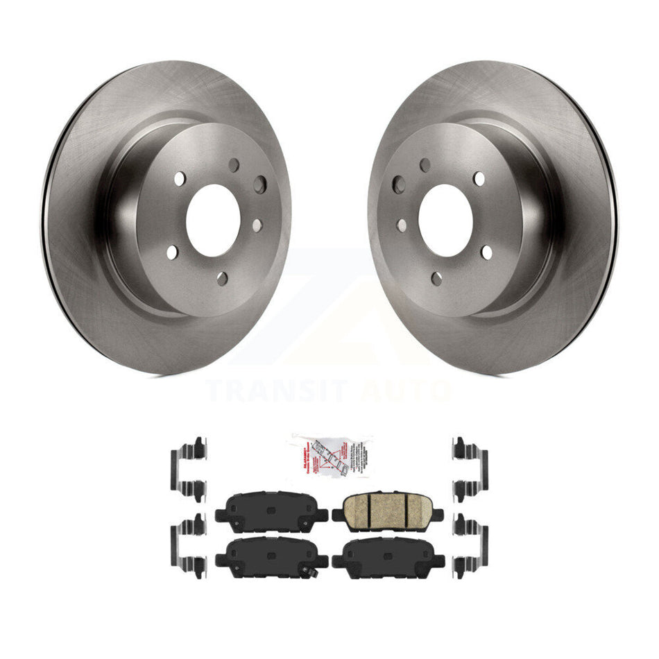 Rear Brake Rotors & Ceramic Pad Kit For INFINITI Nissan Maxima G37 QX50 EX35 370Z G35 M35 K8A-100851