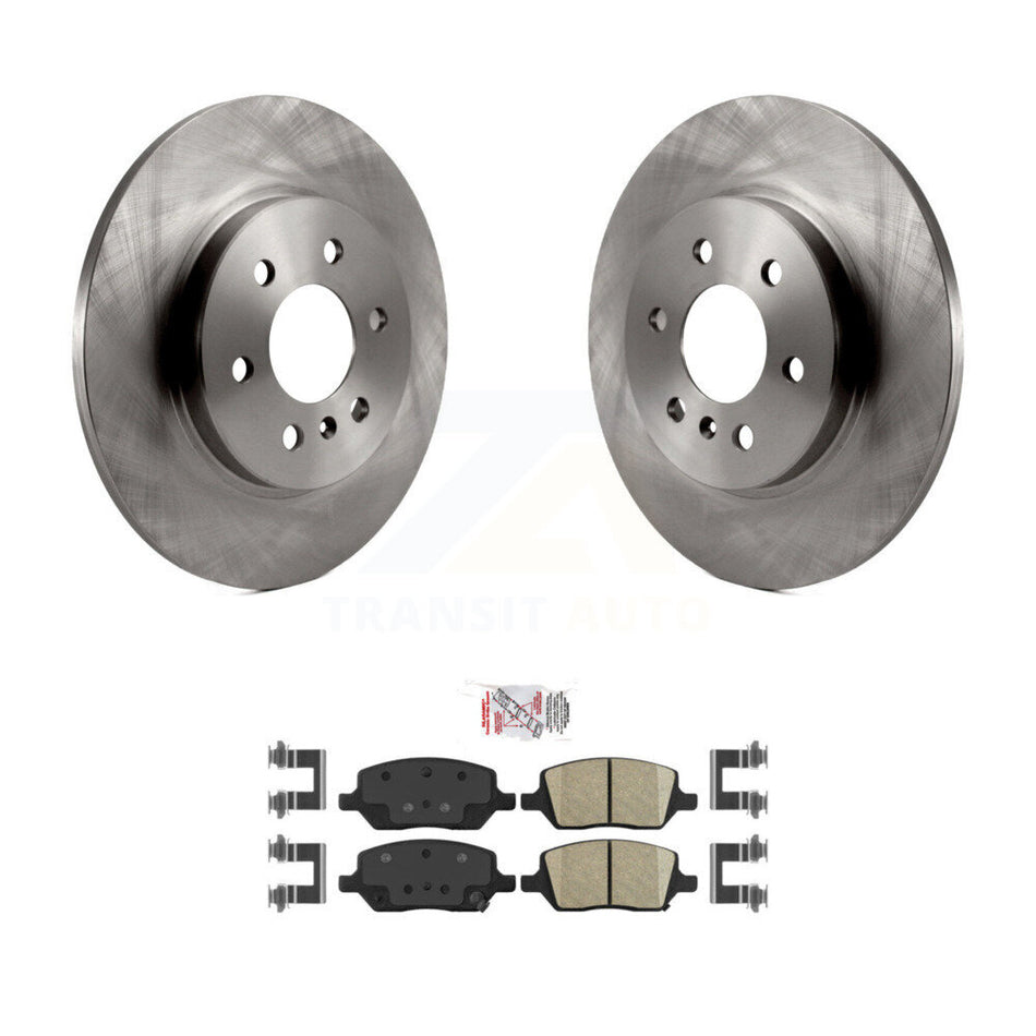 Rear Brake Rotor And Ceramic Pad Kit For Pontiac Montana Chevrolet Uplander Buick Terraza K8A-100879