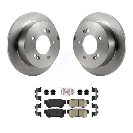 Rear Disc Brake Rotor Ceramic Pad Kit For Hyundai Tucson Kia Sportage Sonata Optima XG350 K8A-100887