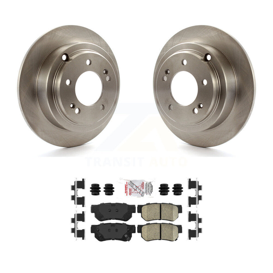 Rear Disc Brake Rotors And Ceramic Pads Kit For 2004-2006 Kia Amanti K8A-100889