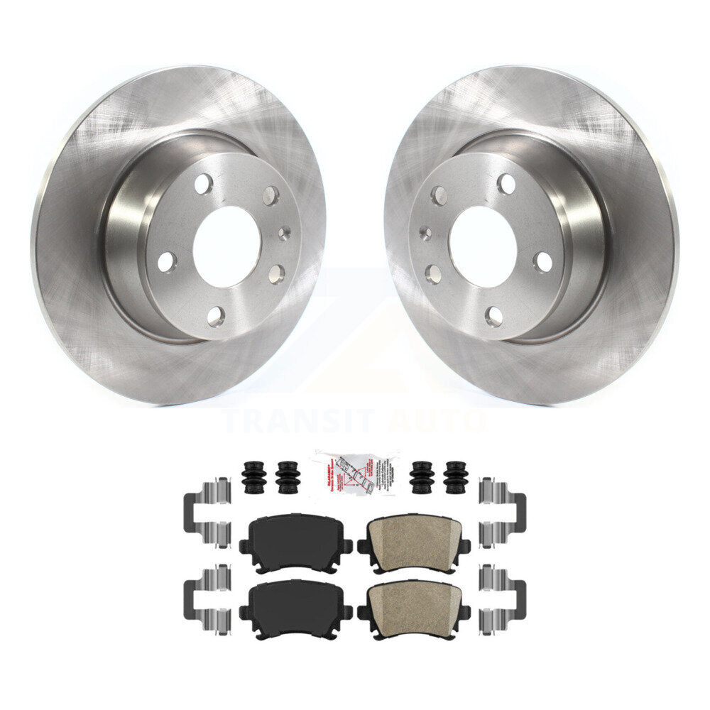 Rear Disc Brake Rotors Ceramic Pad Kit For Audi TT Quattro With 286mm Diameter Rotor K8A-100917