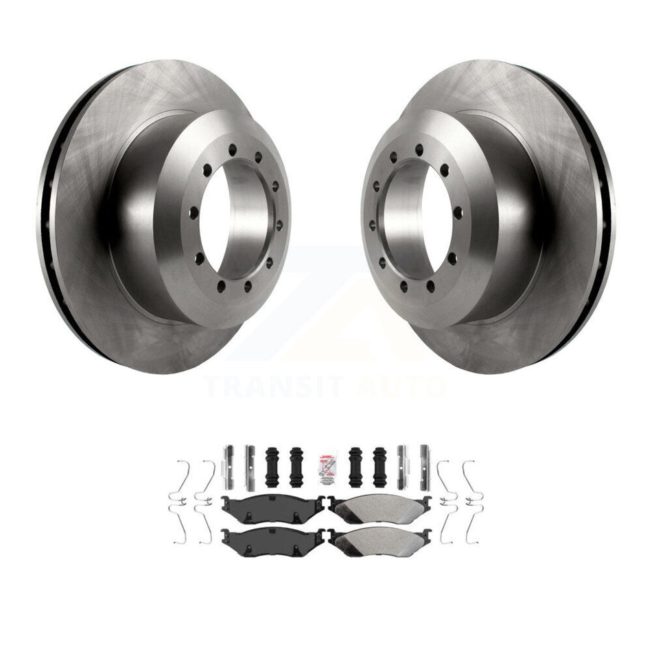 Rear Brake Rotor & Semi-Metallic Pad Kit For Ford F-53 Motorhome Chassis E-550 Super Duty K8A-100951