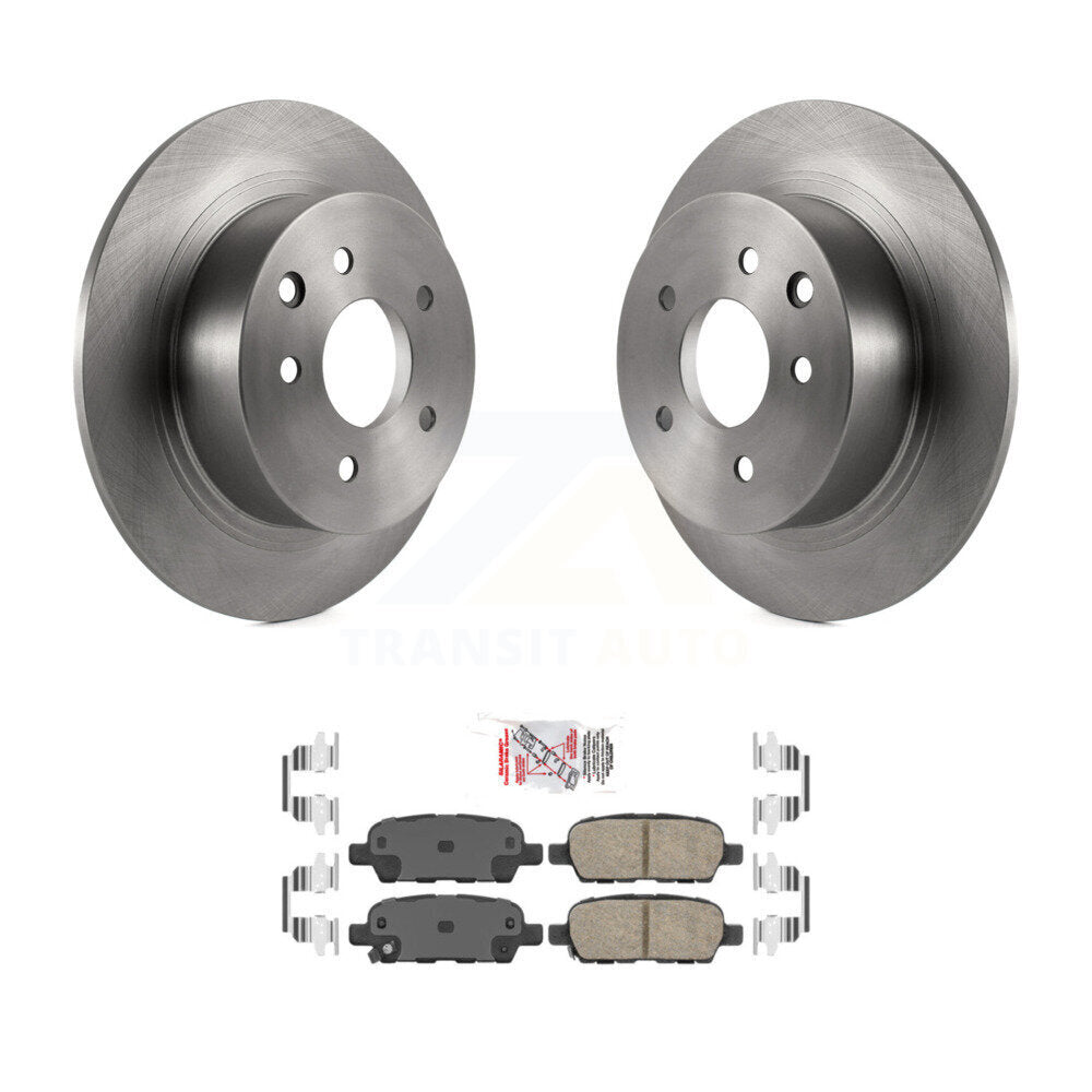 Rear Disc Brake Rotors And Ceramic Pads Kit For Nissan Sentra Altima K8A-100973