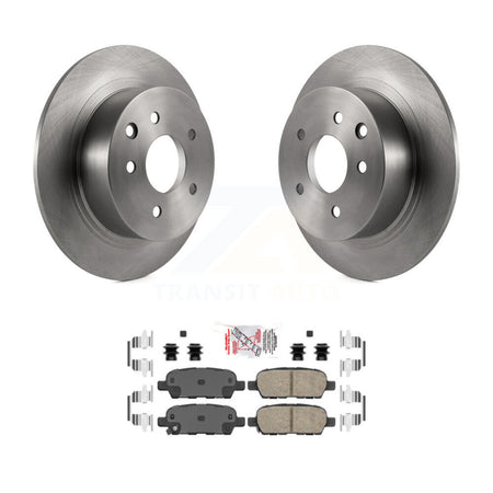 Rear Disc Brake Rotors And Ceramic Pads Kit For Nissan Sentra Altima K8A-100974