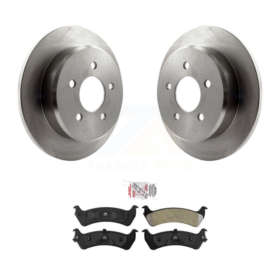 Rear Brake Rotor Semi-Metallic Pad Kit For Ford Ranger Explorer Sport Mercury Mountaineer K8A-101003