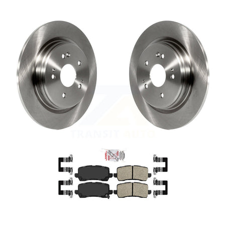Rear Disc Brake Rotors And Ceramic Pads Kit For 2015-2020 Acura TLX K8A-101010