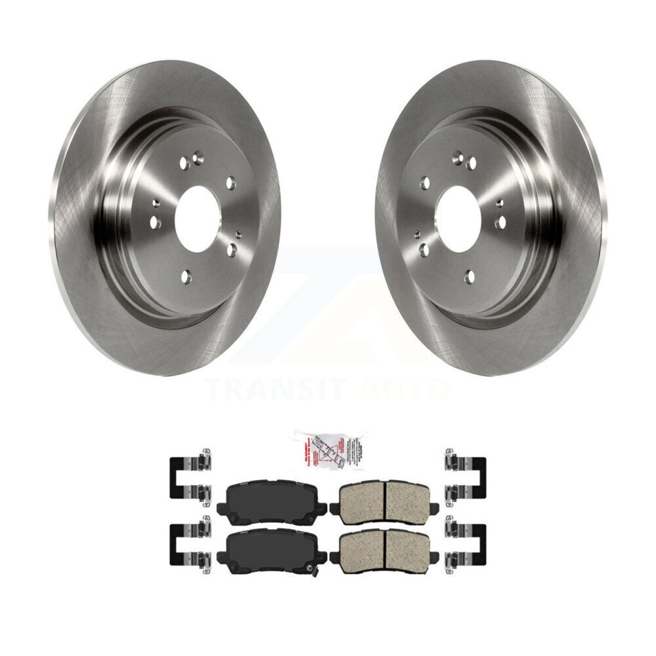 Rear Disc Brake Rotors And Ceramic Pads Kit For 2015-2020 Acura TLX K8A-101010