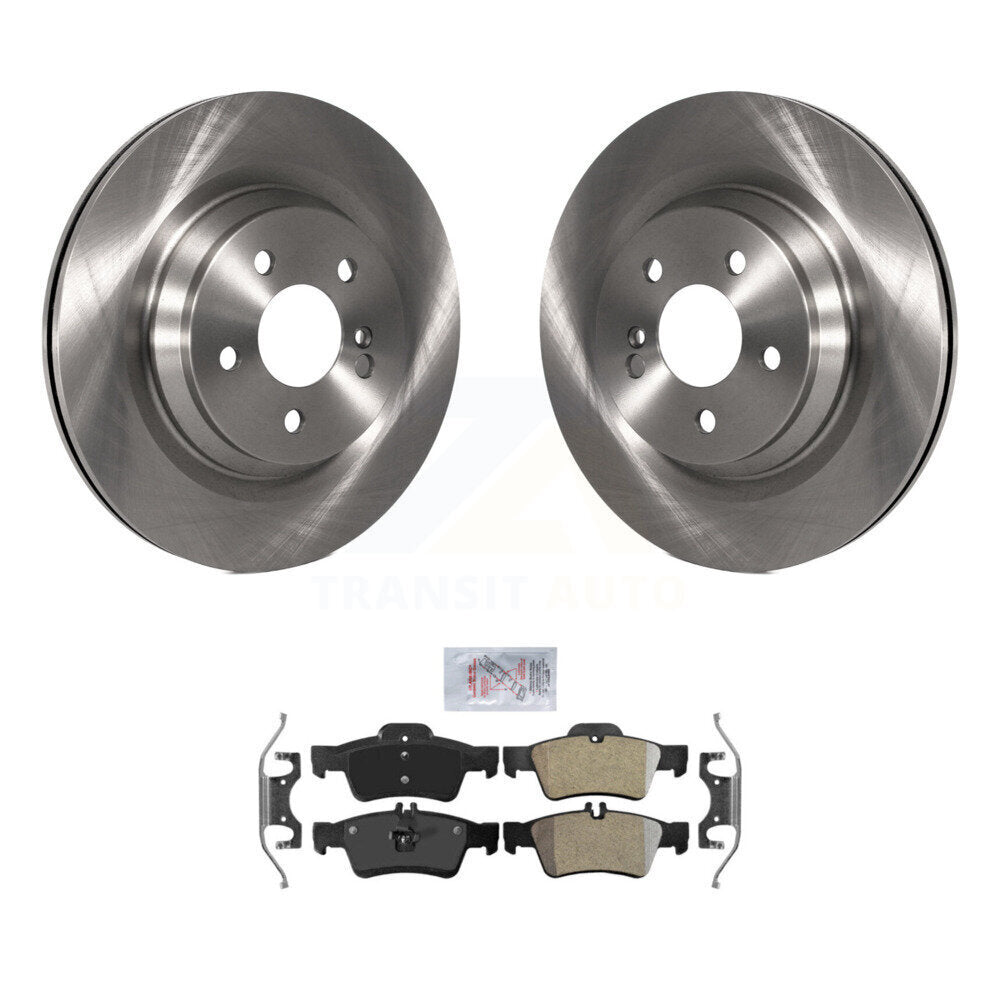 Rear Brake Rotors Semi-Metallic Pad Kit For Mercedes-Benz S550 S450 SL550 S350 CL550 S400 K8A-101012