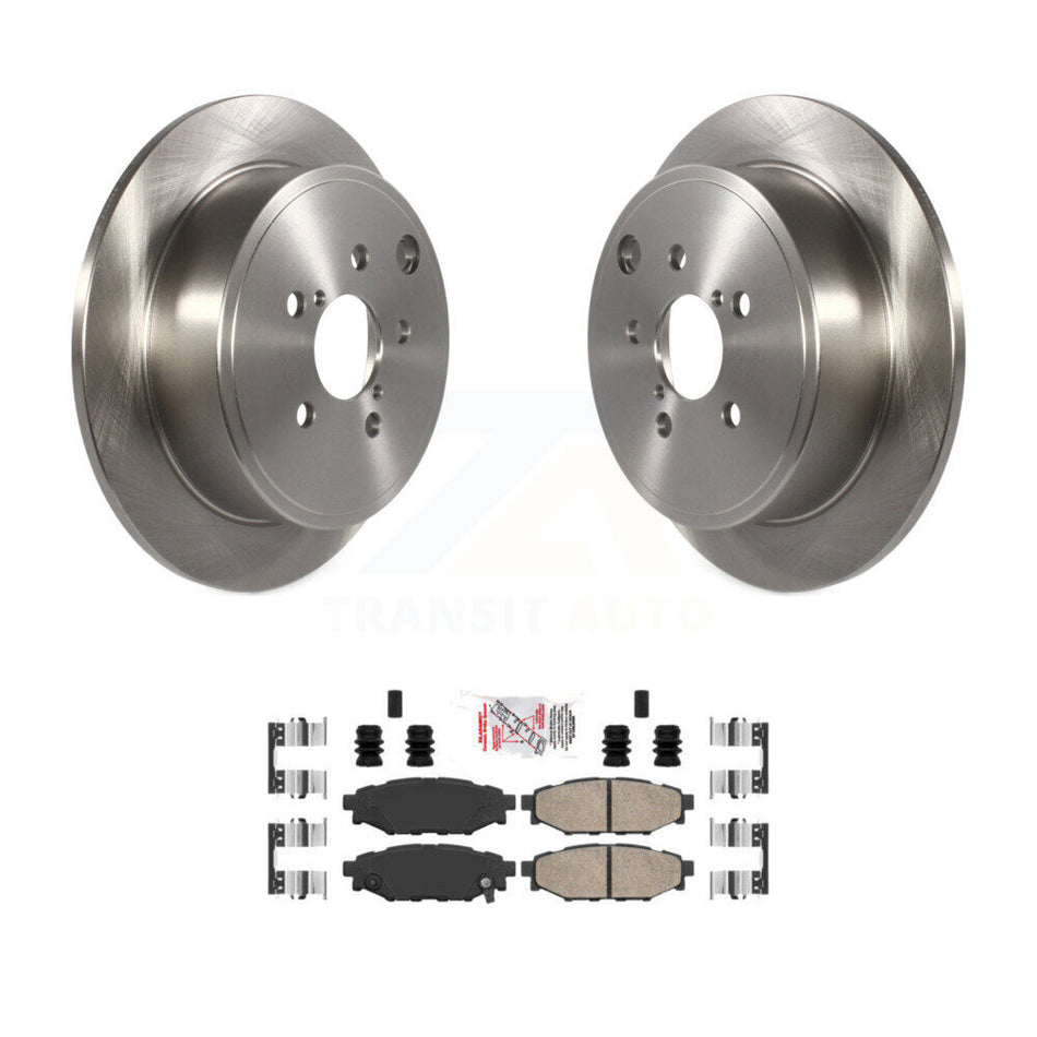 Rear Disc Brake Rotors And Ceramic Pads Kit For Subaru WRX K8A-101018
