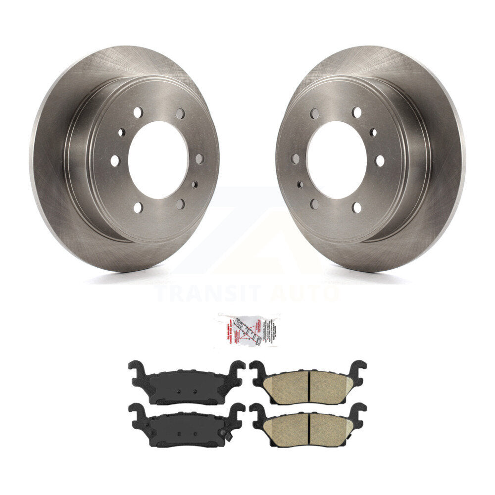 Rear Disc Brake Rotors And Ceramic Pads Kit For Hummer H3 H3T K8A-101026