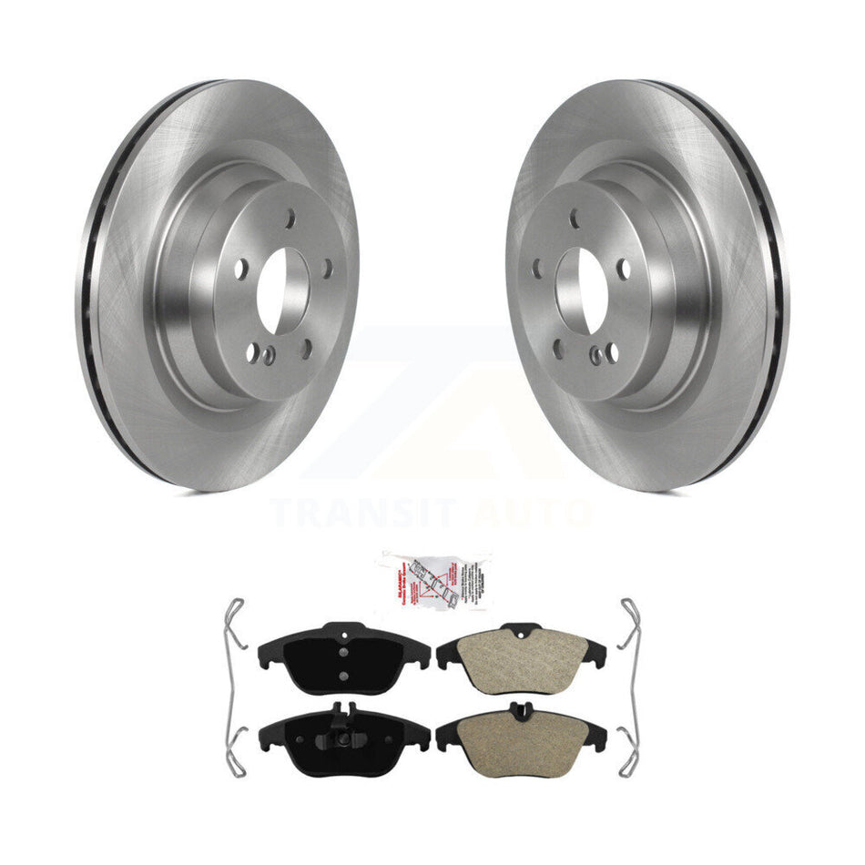 Rear Disc Brake Rotors And Semi-Metallic Pads Kit For Mercedes-Benz E550 K8A-101034