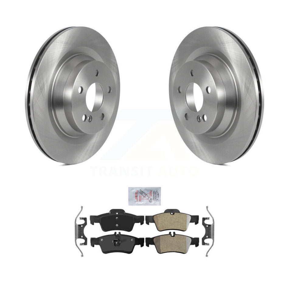 Rear Disc Brake Rotors And Semi-Metallic Pads Kit For Mercedes-Benz E550 CLS550 K8A-101035