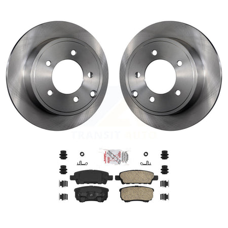 Rear Brake Rotors & Ceramic Pad Kit For Jeep Mitsubishi Lancer Patriot Dodge Chrysler 200 K8A-101053