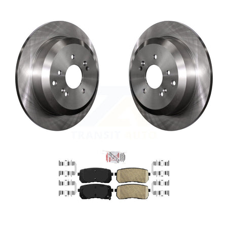 Rear Disc Brake Rotors And Ceramic Pads Kit For 2007-2012 Hyundai Veracruz K8A-101059