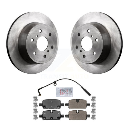 Rear Brake Rotor Semi-Metallic Pad Kit For 2019 GMC Sierra 1500 With Manual Parking K8A-101068