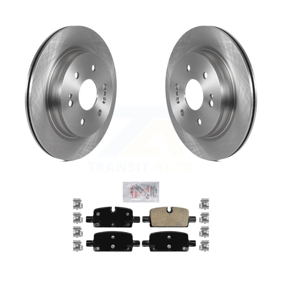 Rear Brake Rotor & Ceramic Pad Kit For GMC Chevrolet Silverado 1500 Sierra Yukon Tahoe XL K8A-101069