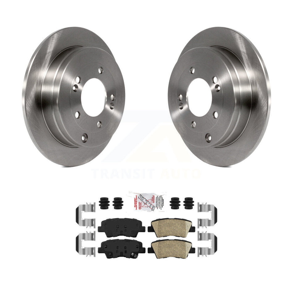 Rear Disc Brake Rotors And Ceramic Pads Kit For 2007-2009 Kia Amanti K8A-101074