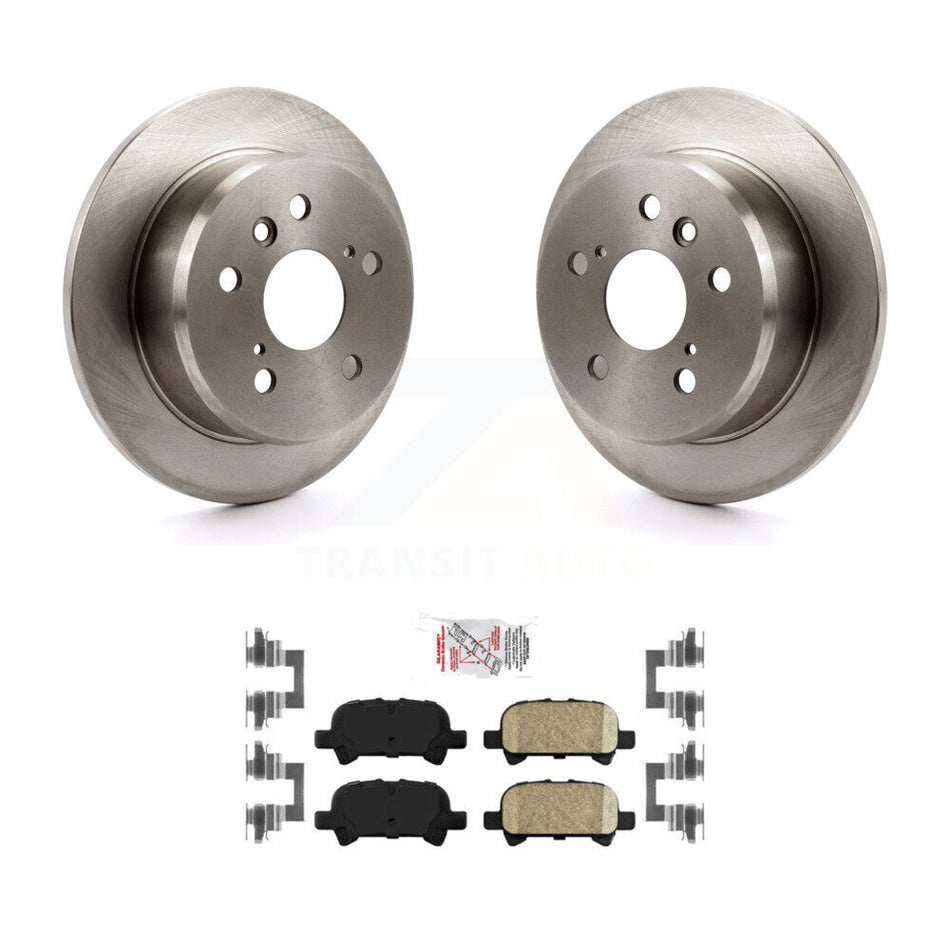 Rear Disc Brake Rotors And Ceramic Pads Kit For Toyota Camry Solara Avalon K8A-101084