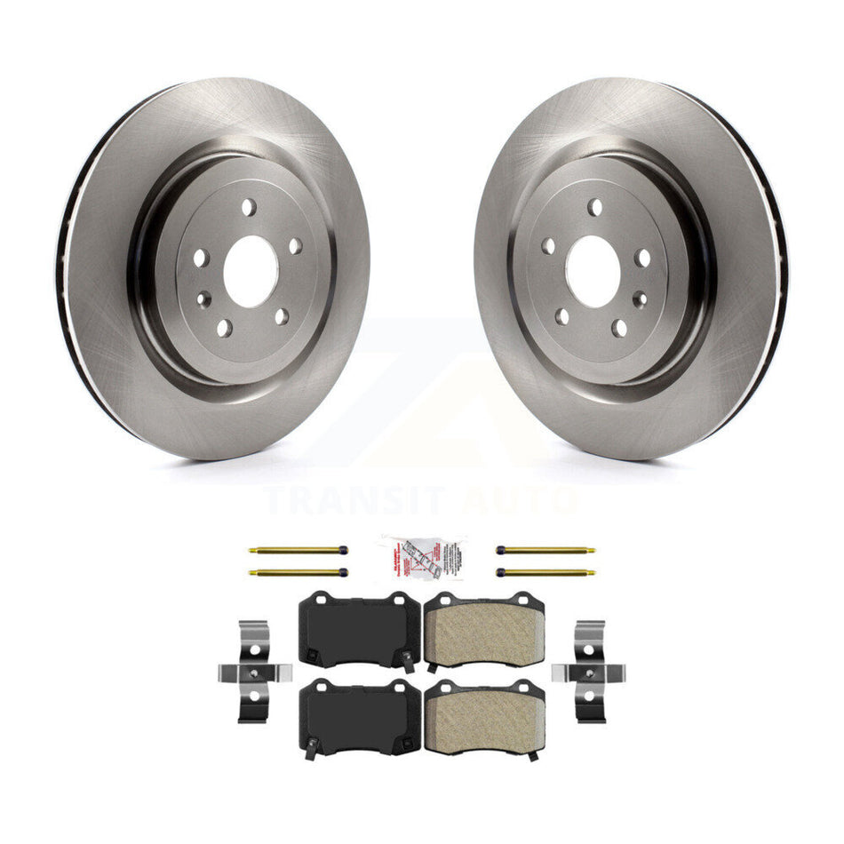 Rear Disc Brake Rotors And Semi-Metallic Pads Kit For Chevrolet Camaro Cadillac CTS K8A-101103