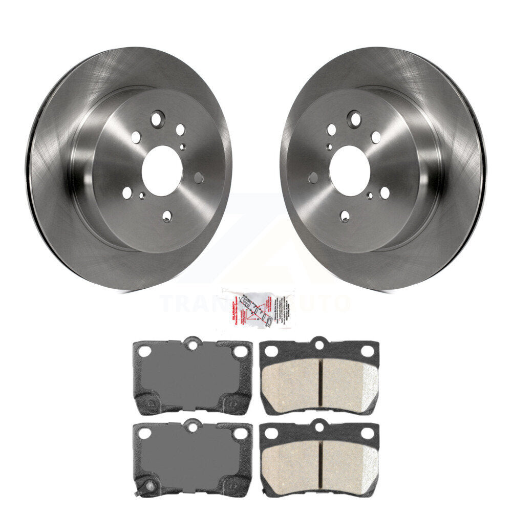 Rear Brake Rotor And Ceramic Pad Kit For Lexus IS250 IS350 GS350 GS300 GS450h GS430 GS460 K8A-101118