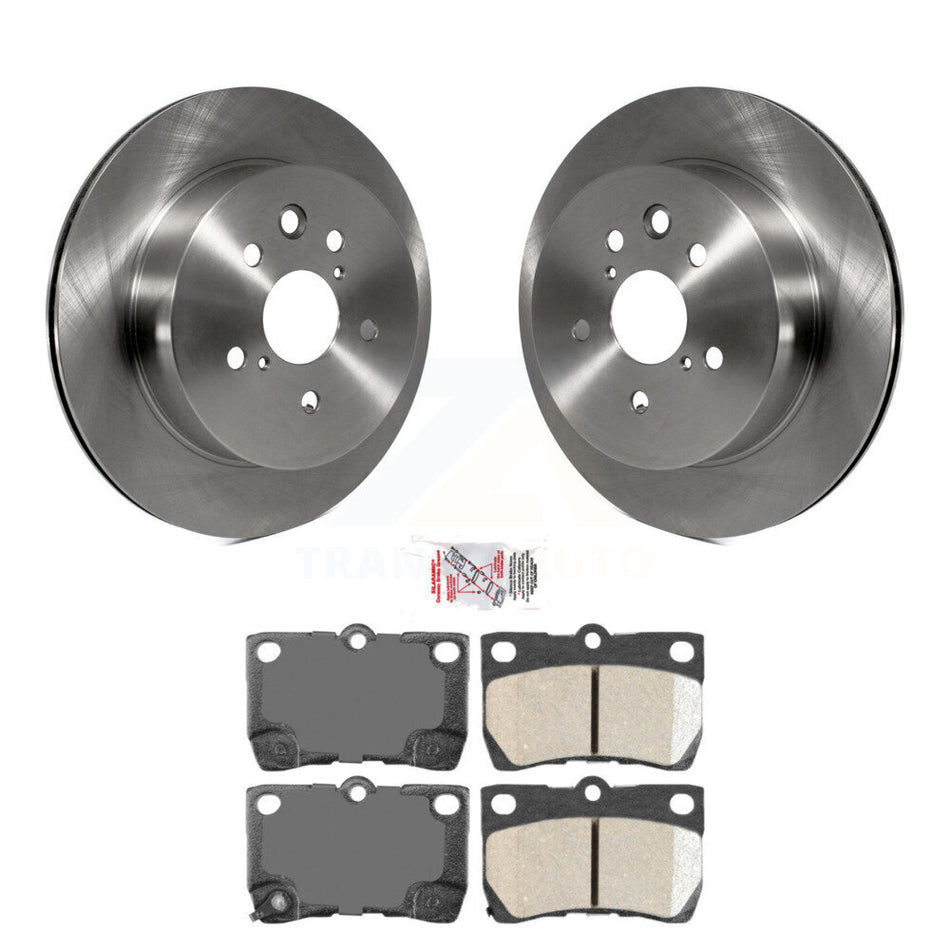 Rear Brake Rotor And Ceramic Pad Kit For Lexus IS250 IS350 GS350 GS300 GS450h GS430 GS460 K8A-101118