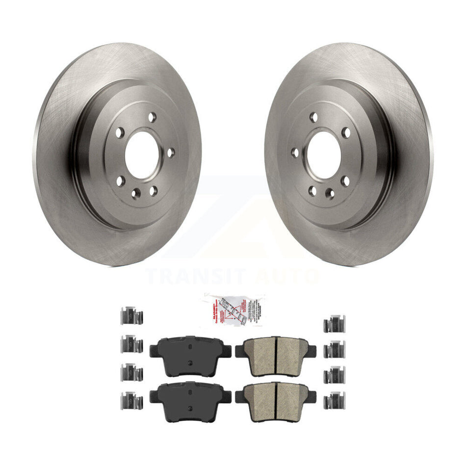 Rear Brake Rotor & Semi-Metallic Pad Kit For Ford Five Hundred Freestyle Taurus X Mercury K8A-101134