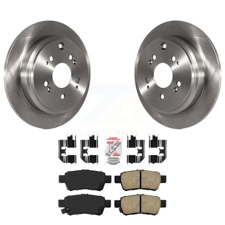 Rear Disc Brake Rotors And Ceramic Pads Kit For 2005-2010 Honda Odyssey K8A-101143
