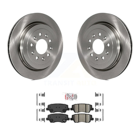 Rear Disc Brake Rotors And Ceramic Pads Kit For Cadillac ATS K8A-101155