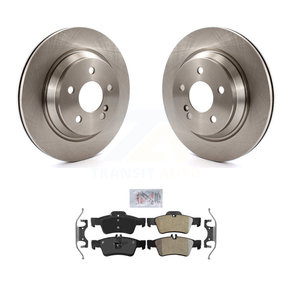 Rear Disc Brake Rotor And Semi-Metallic Pad Kit For 2003-2006 Mercedes-Benz S430 S500 AWD K8A-101157