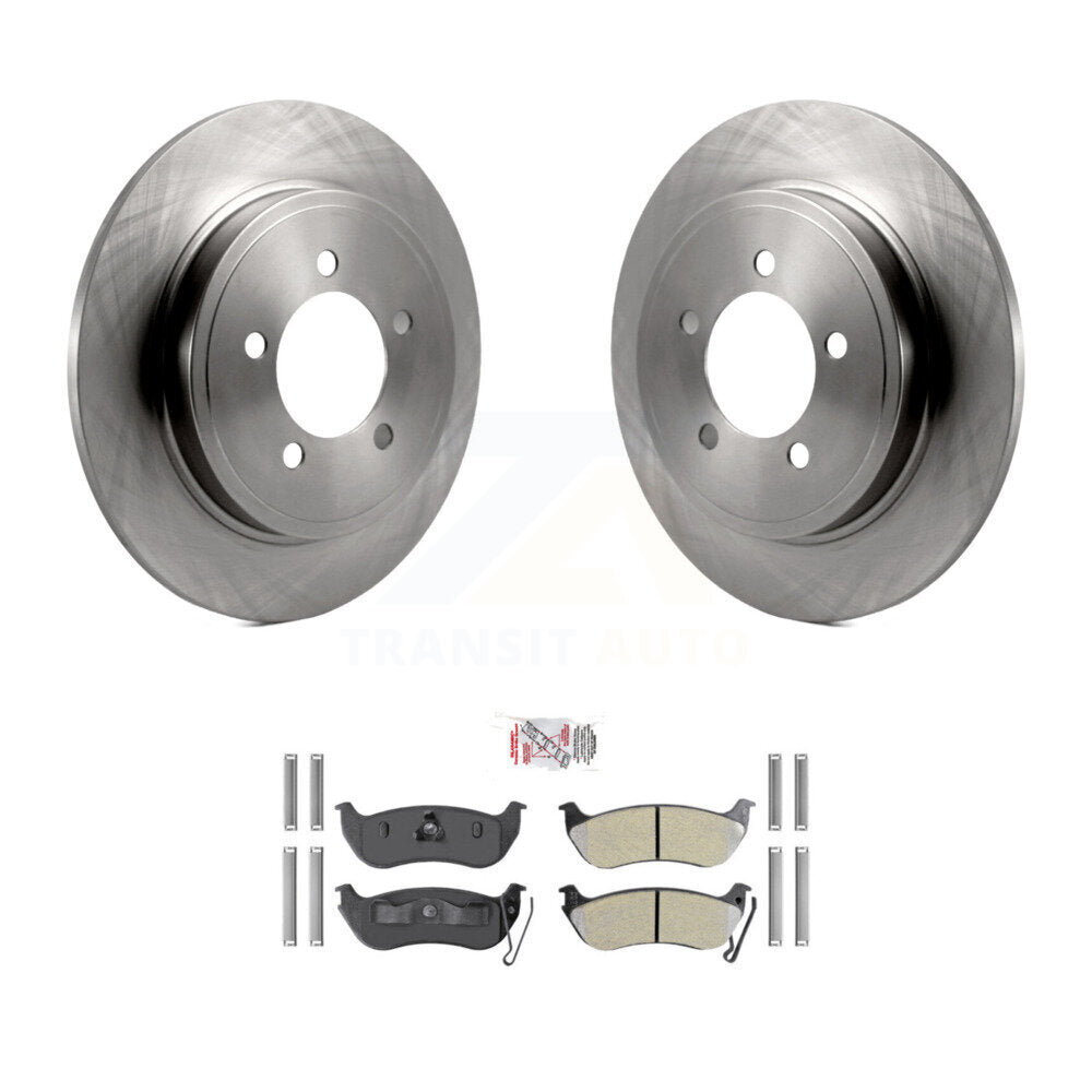 Rear Brake Rotor & Semi-Metallic Pad Kit For Ford Explorer Sport Trac Mercury Mountaineer K8A-101182