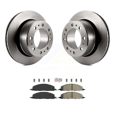 Rear Disc Brake Rotors And Semi-Metallic Pads Kit For Ram 3500 2500 1500 Dodge K8A-101190