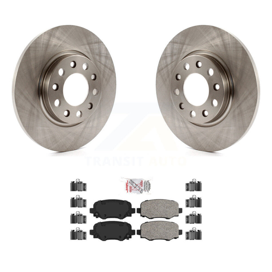Rear Disc Brake Rotors And Ceramic Pads Kit For Jeep Cherokee Chrysler 200 K8A-101200
