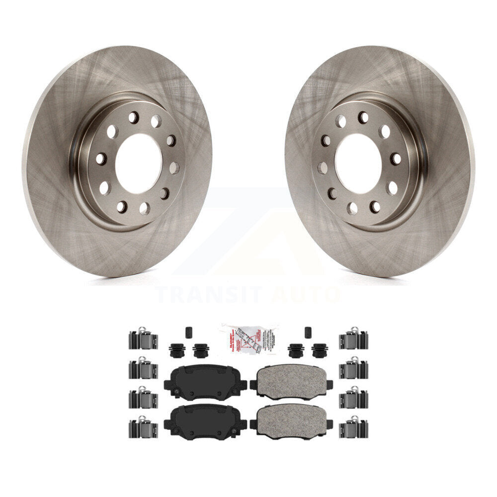Rear Disc Brake Rotors And Ceramic Pads Kit For Jeep Cherokee Chrysler 200 K8A-101201